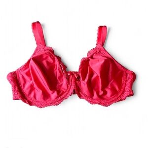 Wacoal Lace Trim Awareness Underwire Bra Red 38D